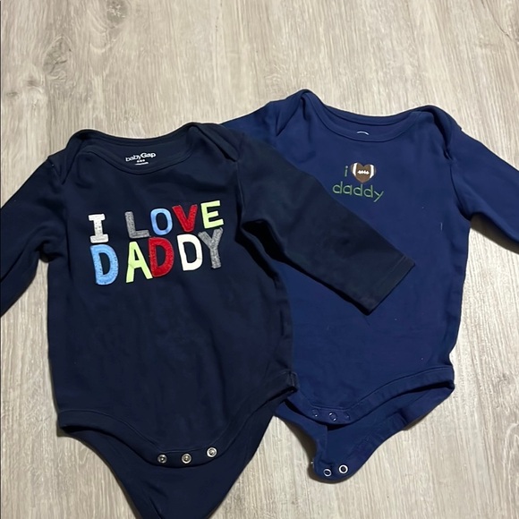 4/$30 GAP Navy Blue Daddy One Piece Set - Picture 1 of 1